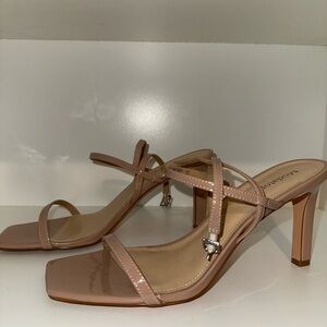 Blush Strappy Heeled Sandals